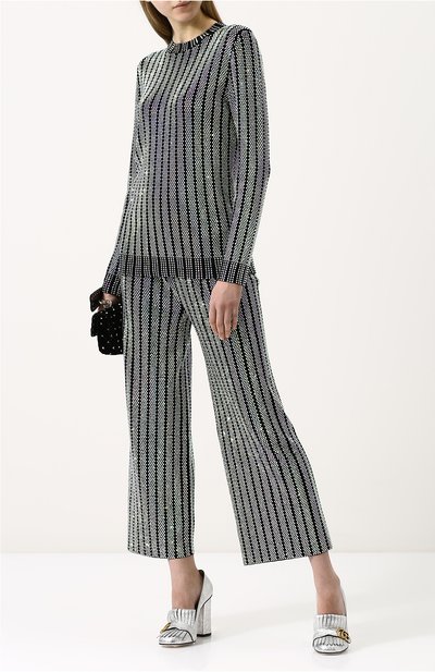 Пуловер с круглым вырезом и стразами GUCCI, арт. 501412/X9M91, фото 2