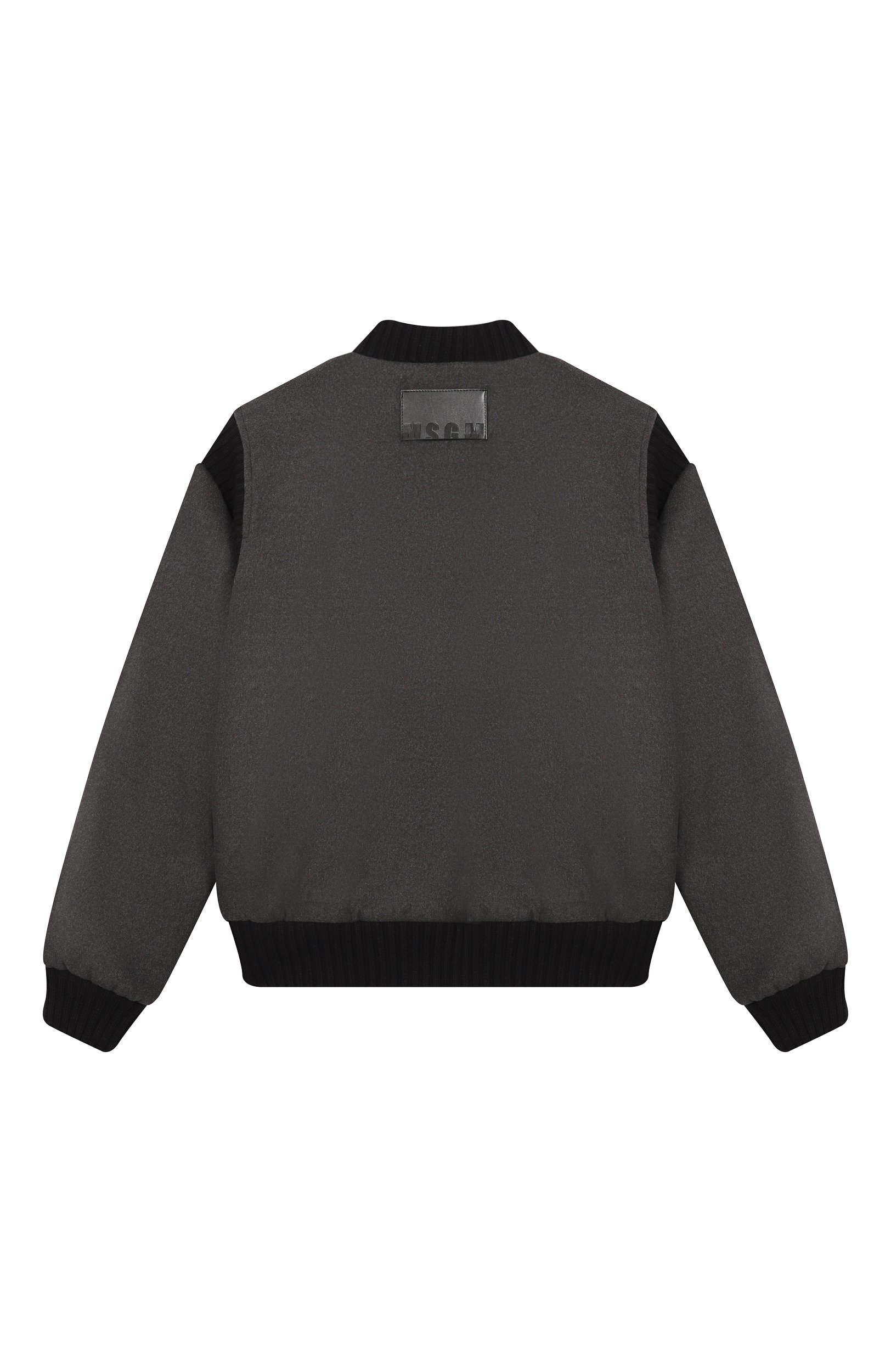 Бомбер MSGM KIDS темно-серого цвета по цене 37550 руб., арт. F6MSJBB0281, фото 2 Бомбер MSGM KIDS, арт. F6MSJBB0281, фото 2