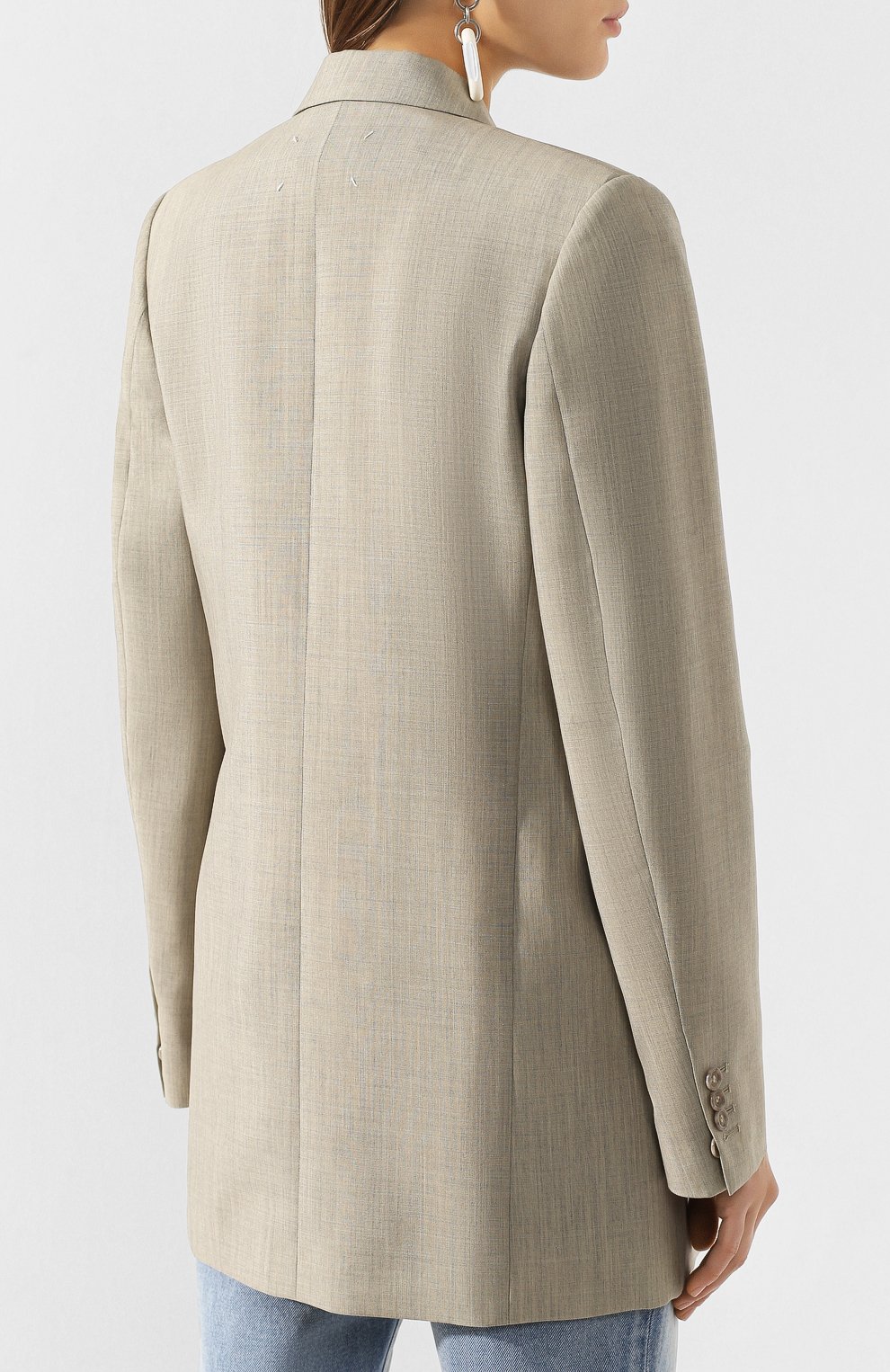 Шерстяной жакет MAISON MARGIELA, арт. S51BN0376/S52583, фото 4