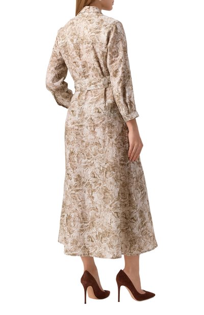 Льняное платье KITON, арт. D57308H0922005, фото 4