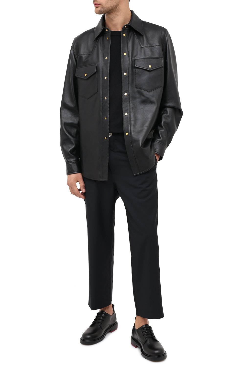 Кожаная рубашка GUCCI, арт. 624736/XNALJ, фото 2