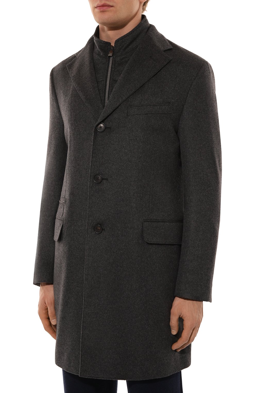 Шерстяное пальто CORNELIANI, арт. 941508-9412321, фото 3