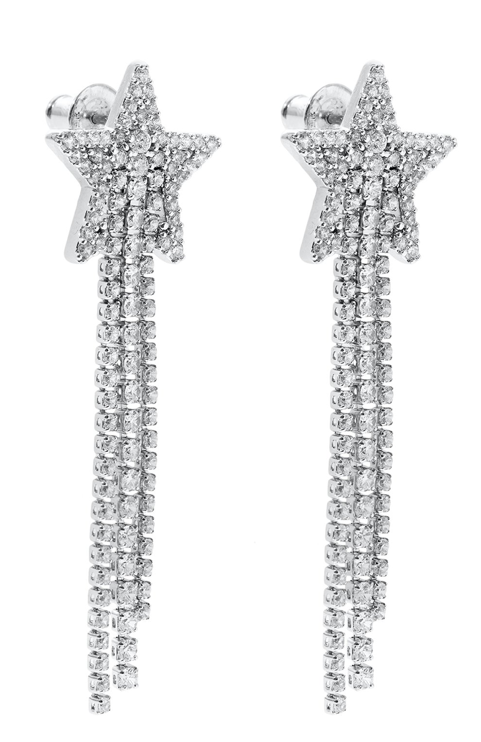 Серьги NUMBERING серебряного цвета по цене 21100 руб., арт. 4112M/RH0DIUM/M, фото 3 Серьги NUMBERING, арт. 4112M/RH0DIUM/M, фото 3