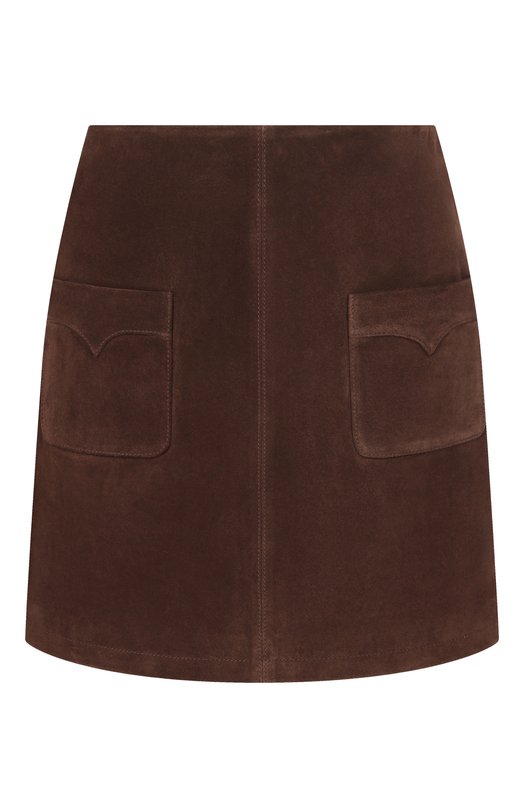 Замшевая юбка Zadig and Voltaire RWSK01066 Коричневый RWSK01066