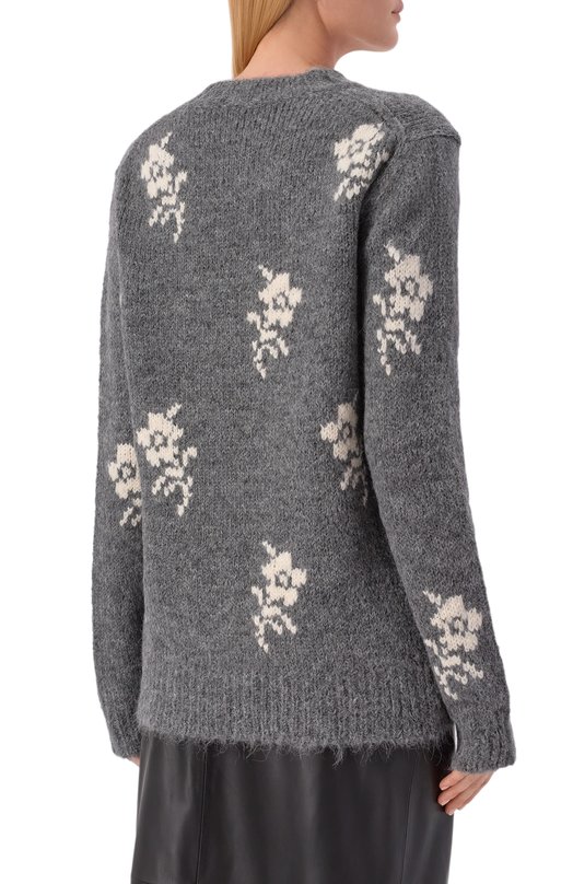 Шерстяной свитер Jil Sander J02GP0240/J14786 Серый  J02GP0240/J14786 Фото 4