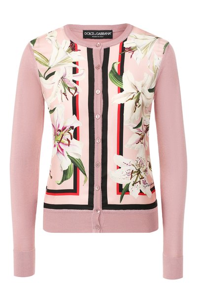 Женский шелковый кардиган DOLCE & GABBANA, арт. FX451T/JASHB