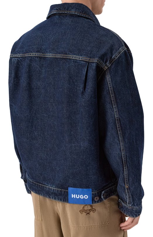 Джинсовая куртка HUGO Blue 50553560 Синий  50553560 Фото 4