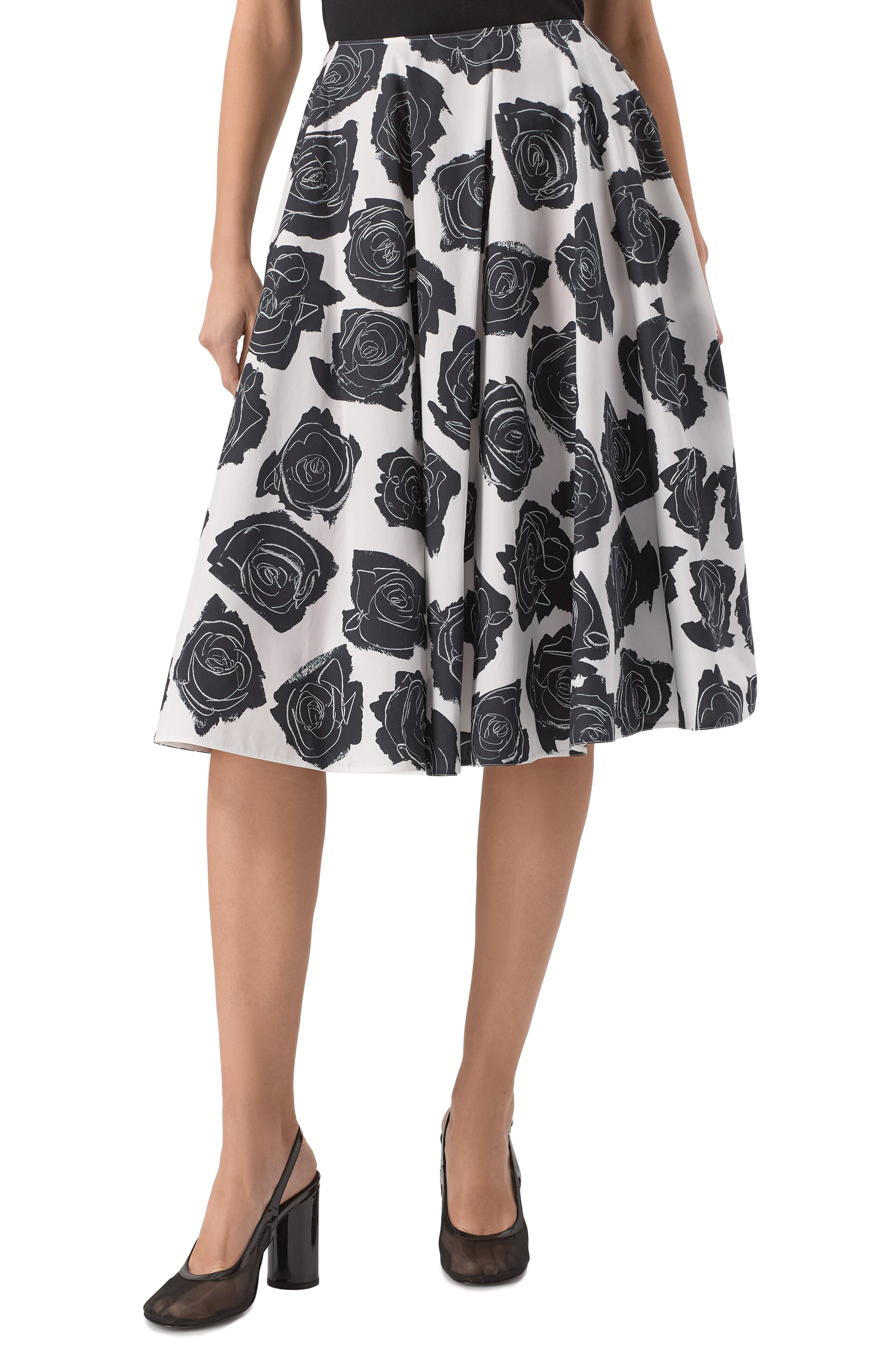 Хлопковая юбка MARNI, арт. G0MA0745A0/UTC520, фото 3