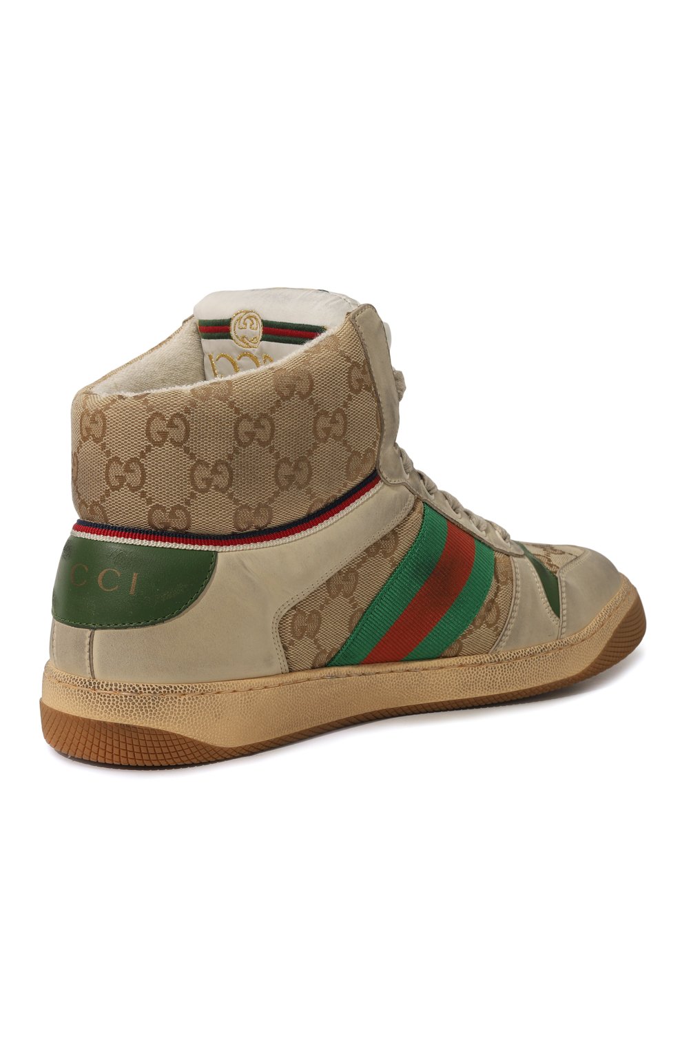 Комбинированные кеды screener gg GUCCI, арт. 563730 9Y9P0, фото 5