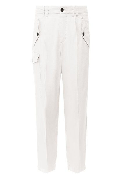 Мужские брюки из смеси льна и хлопка GIORGIO ARMANI, арт. 0SGPP09X/T01FI
