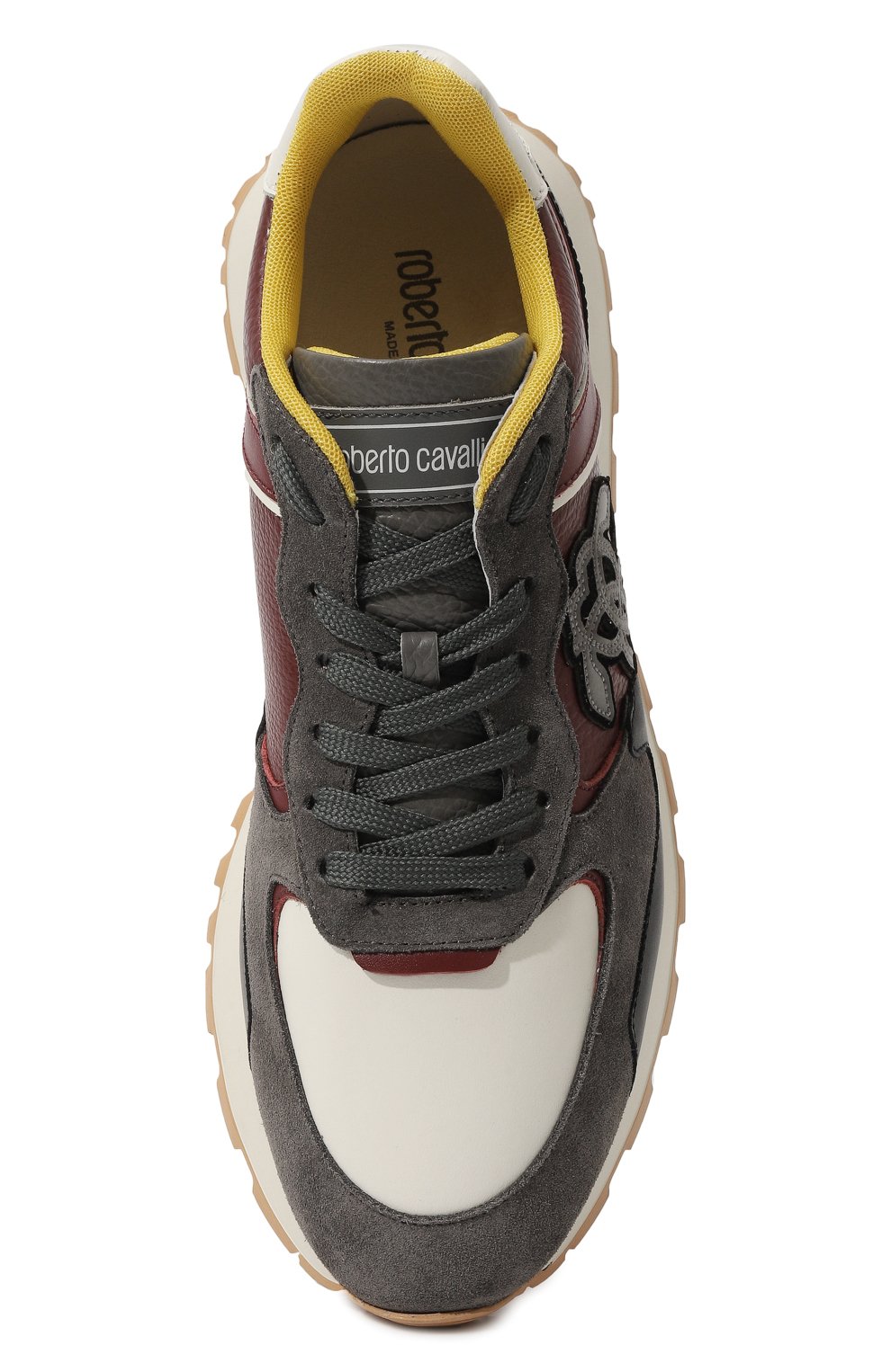Кожаные кроссовки ROBERTO CAVALLI, арт. 20733 B/VAR B, фото 6