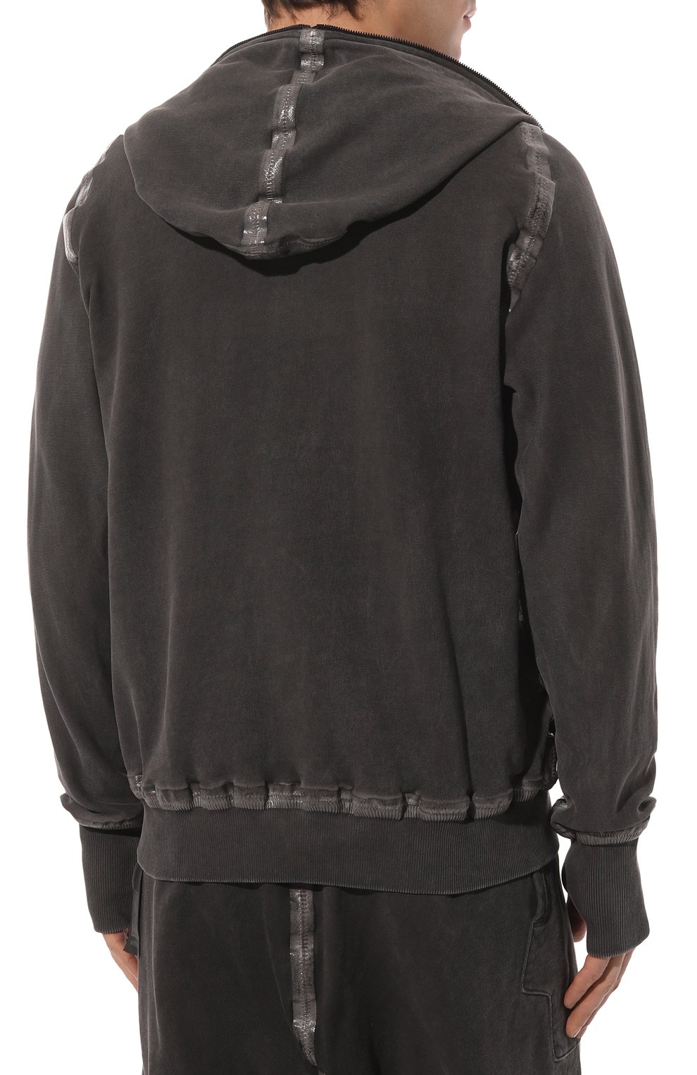 Хлопковая толстовка ISAAC SELLAM, арт. ZIPPYH00D BANDE-M0LLET0N H23, фото 4