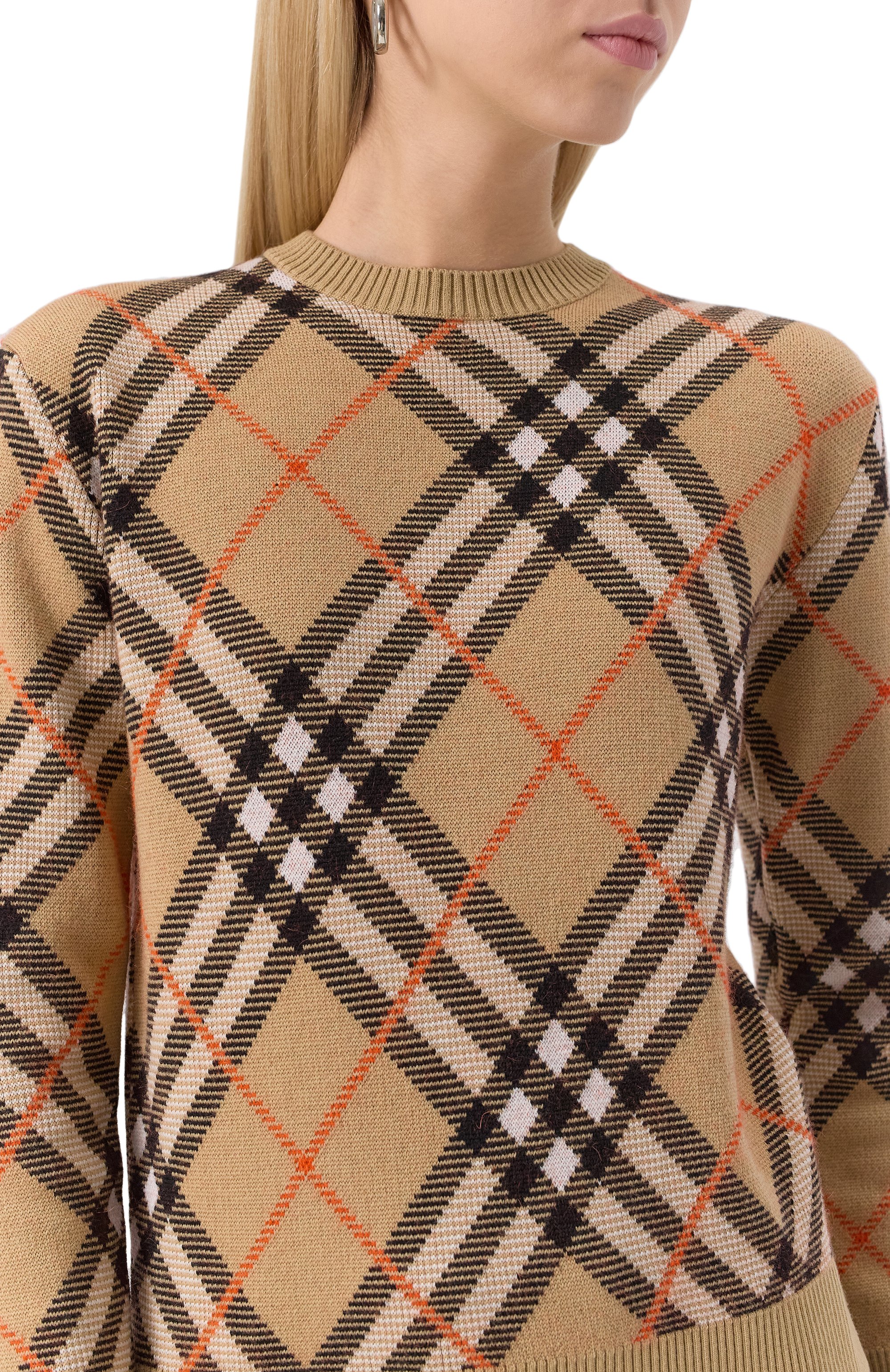 Шерстяной пуловер BURBERRY, арт. 8093486, фото 5