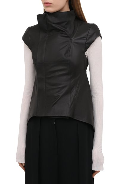 Кожаный жилет RICK OWENS, арт. RP21S3730/LP, фото 3