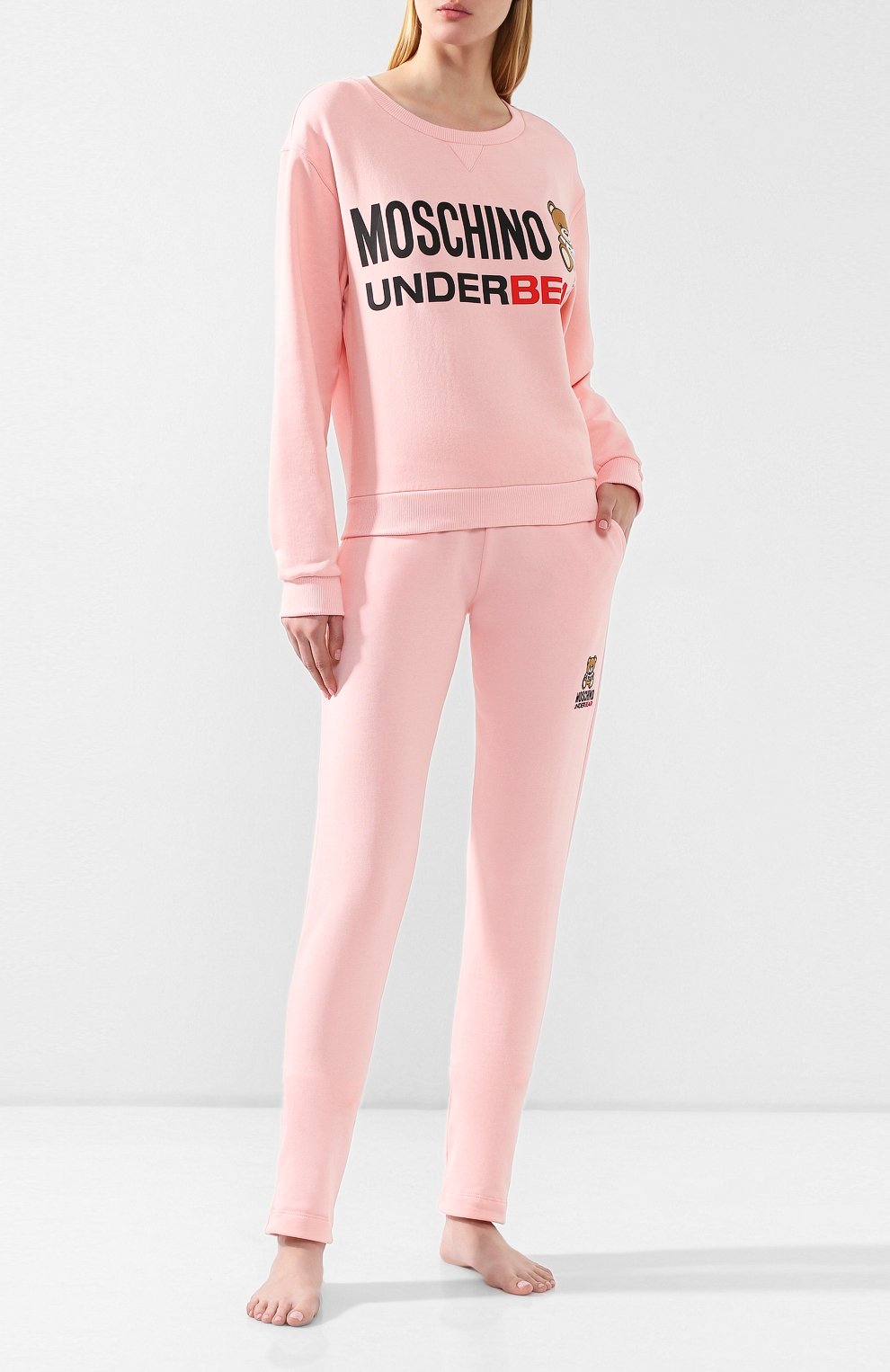 Хлопковые брюки MOSCHINO, арт. A4329/9026, фото 2