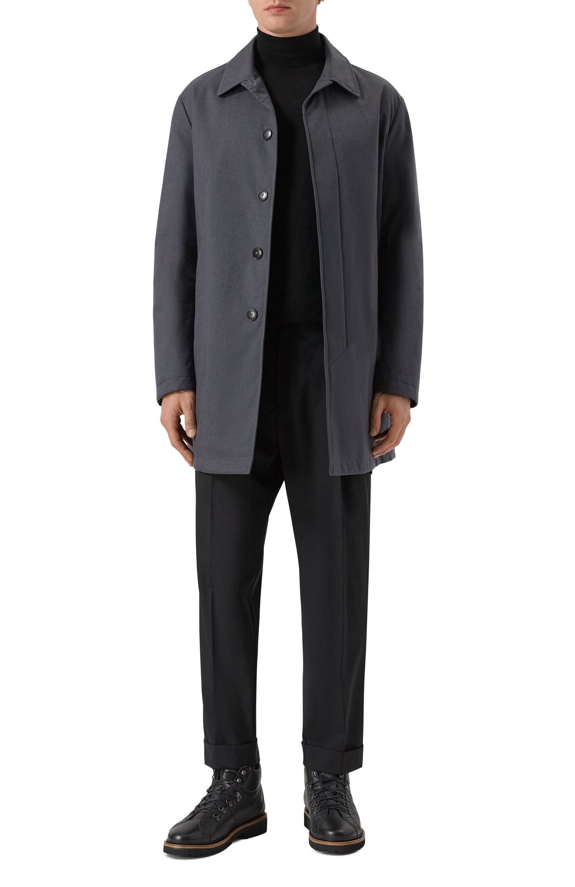 Кожаные ботинки KITON, арт. USSA175N0012608, фото 2