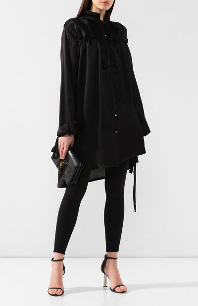 Блузка из смеси вискозы и шелка ANN DEMEULEMEESTER, арт. 1901-2010-P-122-099, фото 2