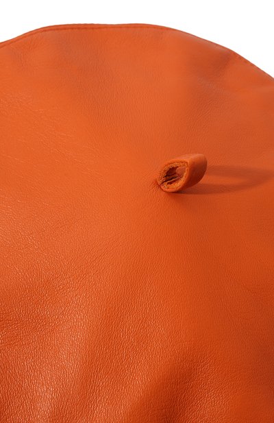 Кожаный берет COCOSHNICK HEADDRESS, арт. beretorange, фото 4