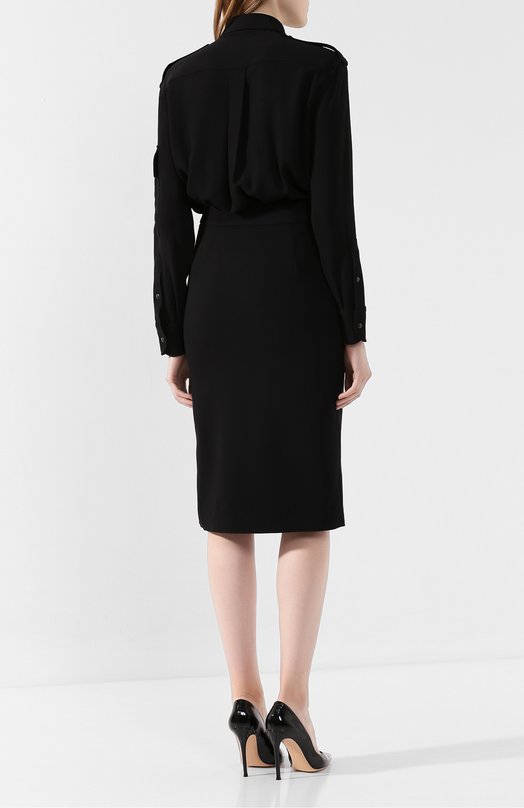 Платье из вискозы Tom Ford AB2627-FAX056 Чёрный  AB2627-FAX056 Фото 4