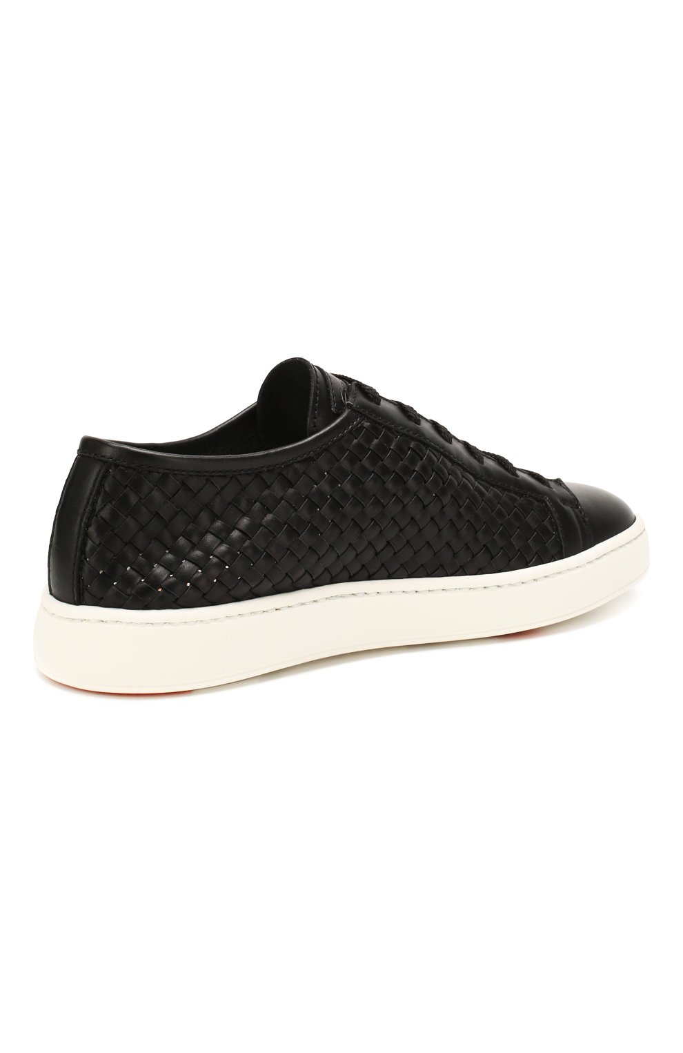 Кожаные кеды SANTONI, арт. MBCN21351BARCGUNN01, фото 4