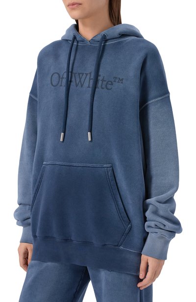 Хлопковое худи OFF-WHITE, арт. 0WBB06DF25FLE002, фото 3