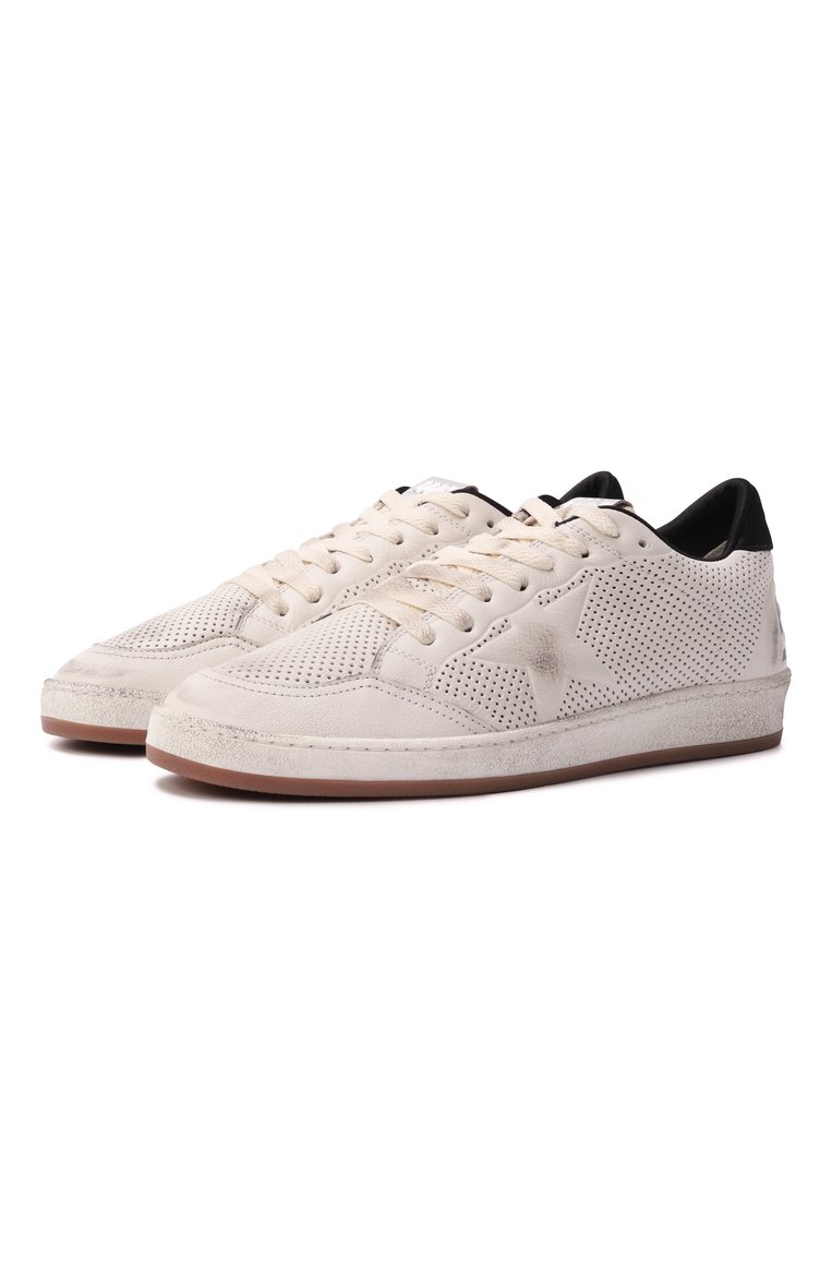 Кожаные кеды ball star GOLDEN GOOSE DELUXE BRAND, арт. GMF00717.F006013, фото 1
