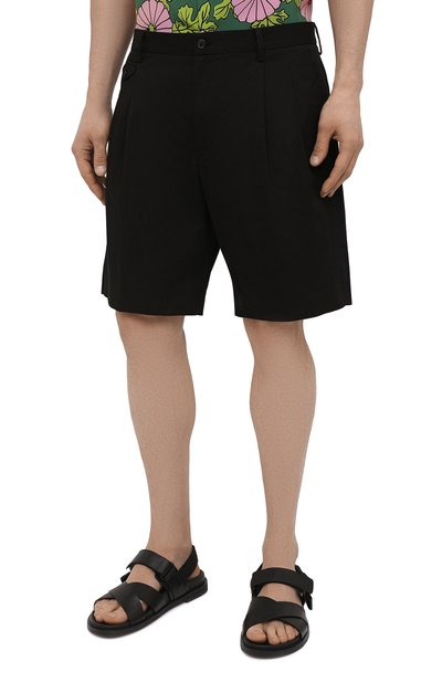 Хлопковые шорты DOLCE & GABBANA, арт. GW0MAT/FUFJR, фото 3