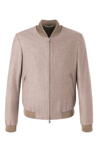 Мужской бомбер из шелка и шерсти CORNELIANI, арт. 25L588-2518264