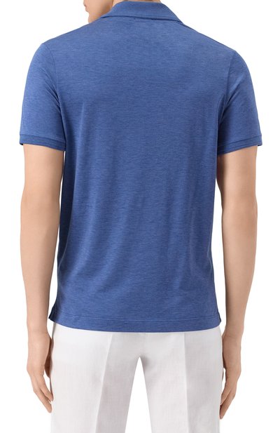 Поло из шелка и хлопка PAUL&SHARK, арт. 25411208, фото 4