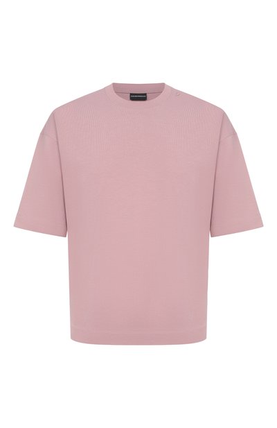 Мужская хлопковая футболка EMPORIO ARMANI, арт. EM005256/AF24740