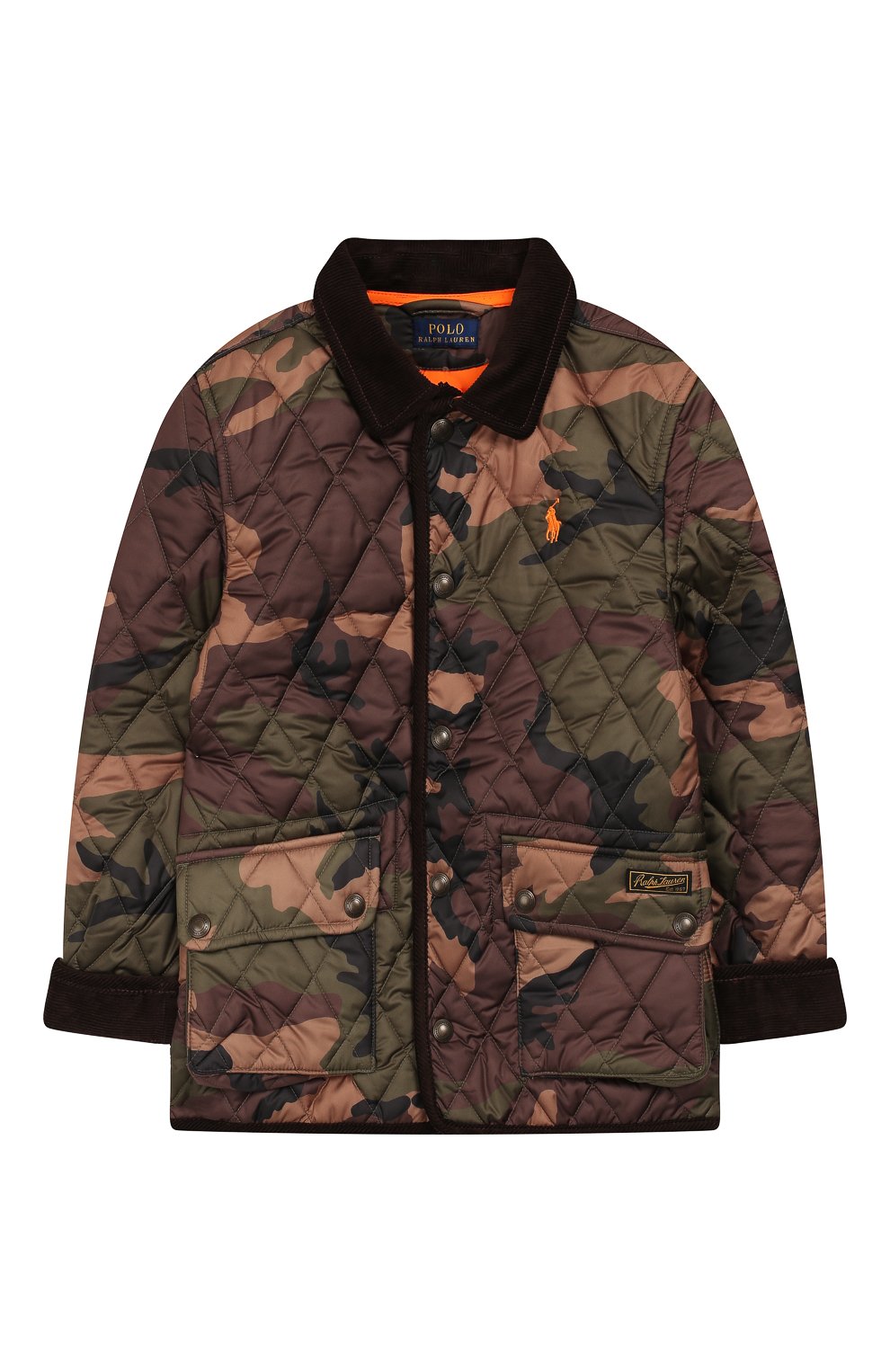 Стеганая куртка POLO RALPH LAUREN хаки цвета по цене 17500 руб., арт. 321749072, фото 1 Стеганая куртка POLO RALPH LAUREN, арт. 321749072, фото 1