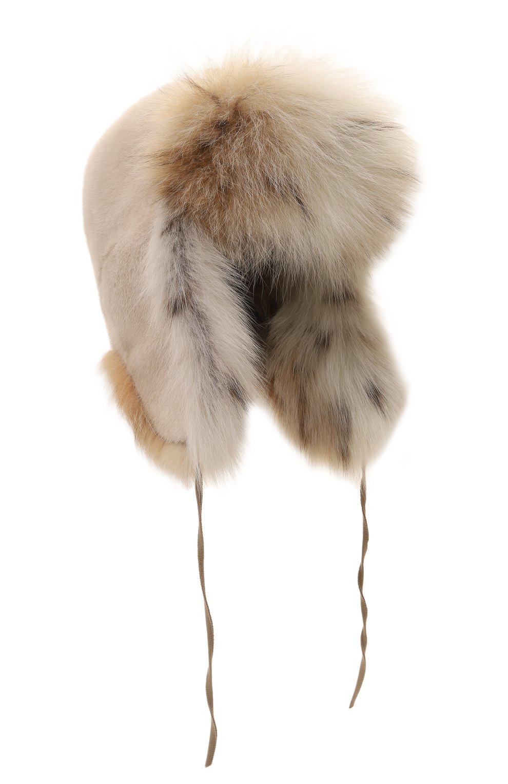 Меховая шапка-ушанка селин из норки и рыси FURLAND, арт. 0090907610090600000, фото 1