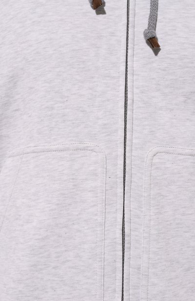 Хлопковая толстовка BRUNELLO CUCINELLI, арт. M0T359069G, фото 5
