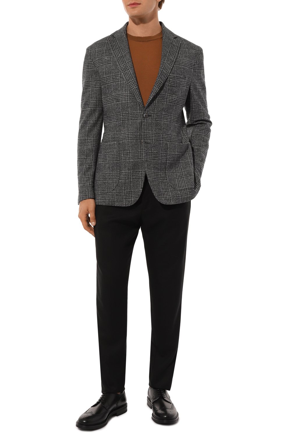 Брюки из шерсти и кашемира MARCO PESCAROLO черного цвета по цене 79000 руб., арт. CHIAIAM/5037, фото 2 Брюки из шерсти и кашемира MARCO PESCAROLO, арт. CHIAIAM/5037, фото 2