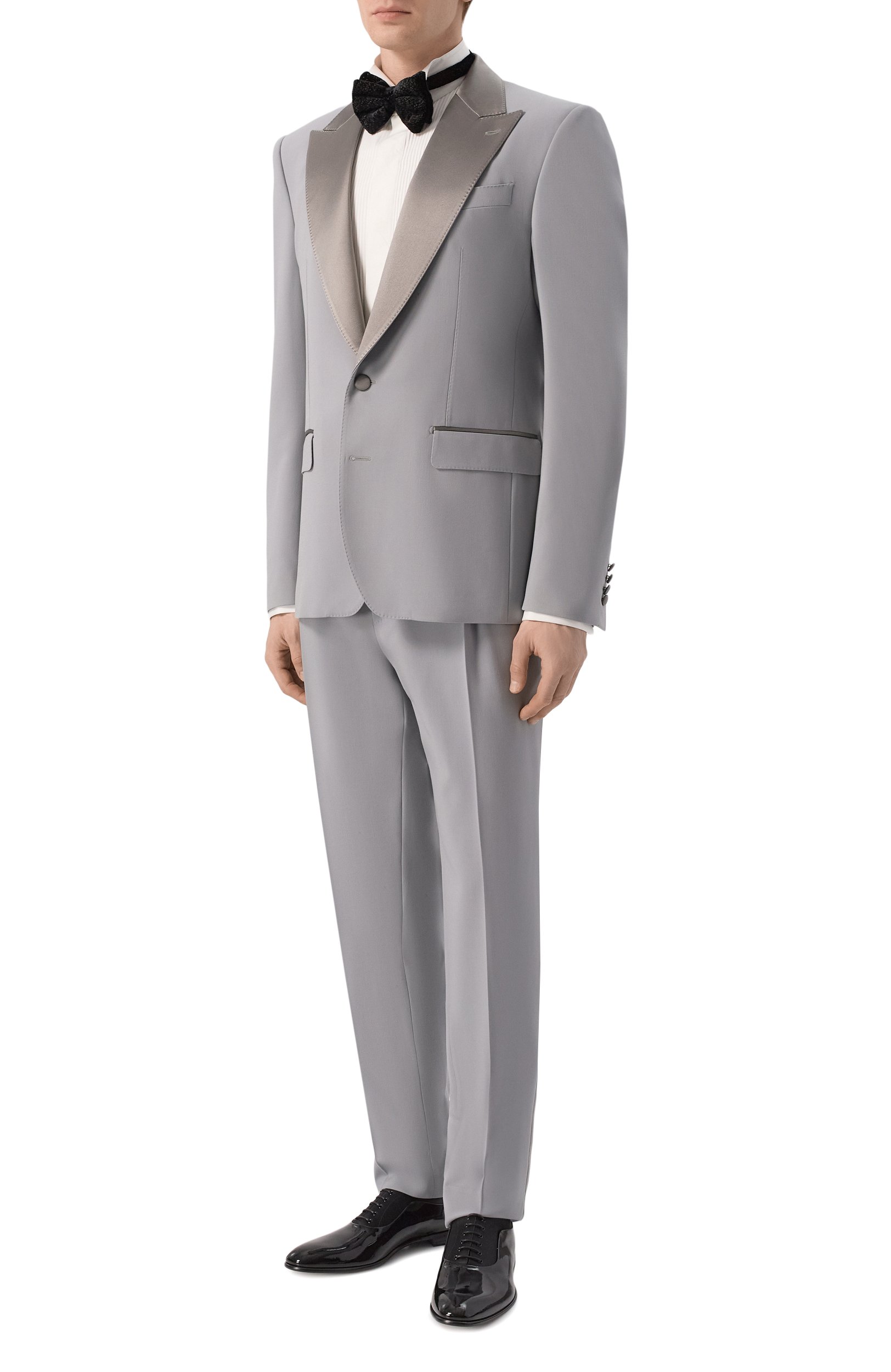 Брюки из шерсти и шелка DOLCE & GABBANA, арт. GP0F2T/FUBG3, фото 2