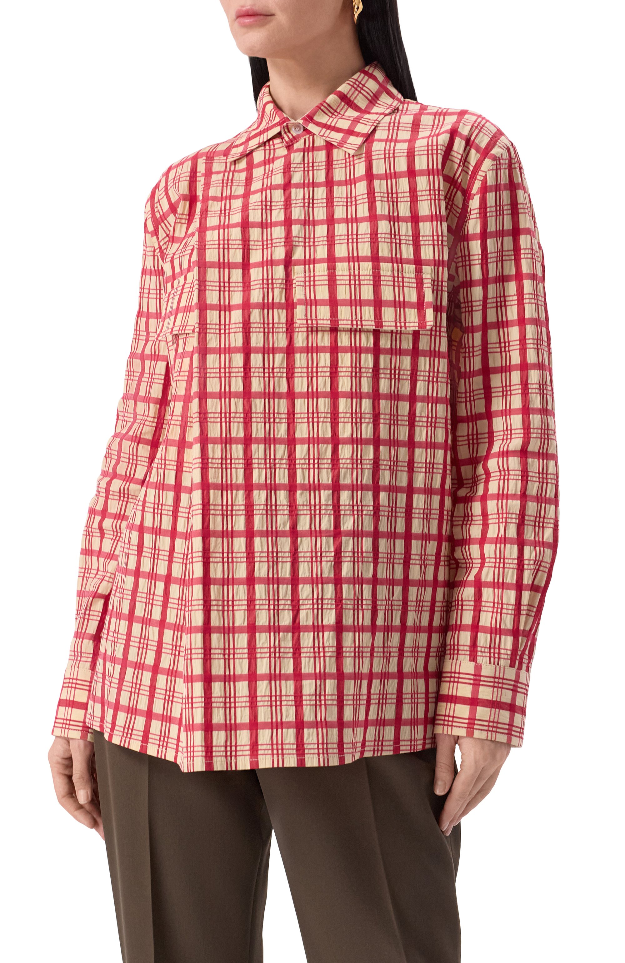 Хлопковая рубашка BOTTEGA VENETA, арт. 810629/V4YQ1, фото 3