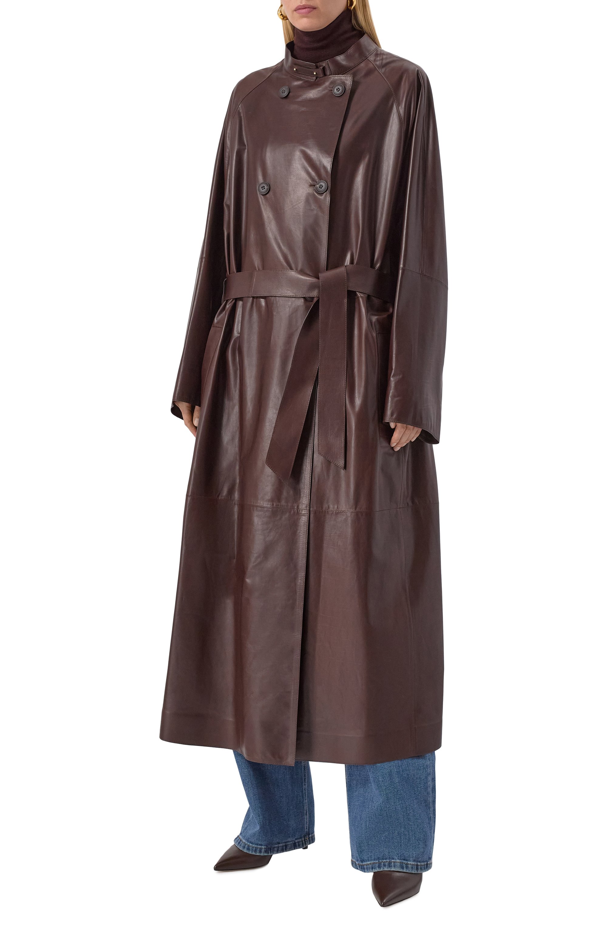 Кожаный тренч GIORGIO ARMANI, арт. GW001132/AF16530, фото 3