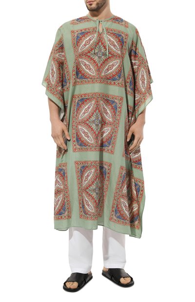 Туника изо льна и хлопка GUCCI, арт. 651659 ZAGWA, фото 3