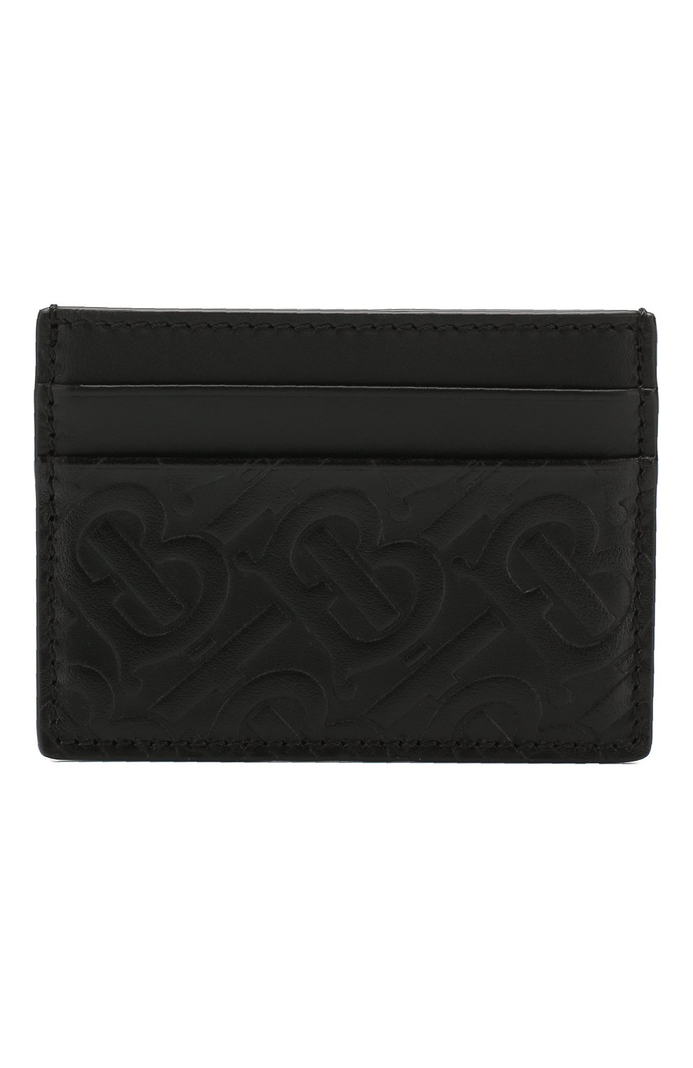 Кожаный футляр для кредитных карт BURBERRY черного цвета по цене 27450 руб., арт. 8017648, фото 1 Кожаный футляр для кредитных карт BURBERRY, арт. 8017648, фото 1