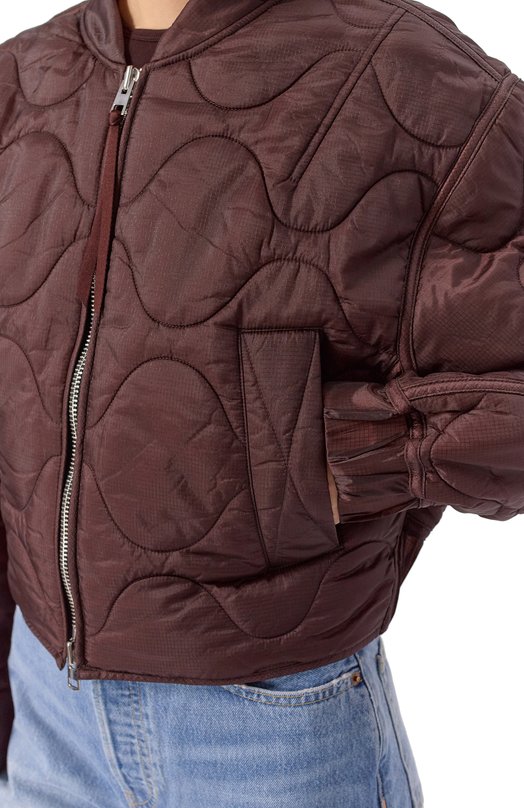 Бомбер Agolde A5031 Бордовый  A5031 Фото 5