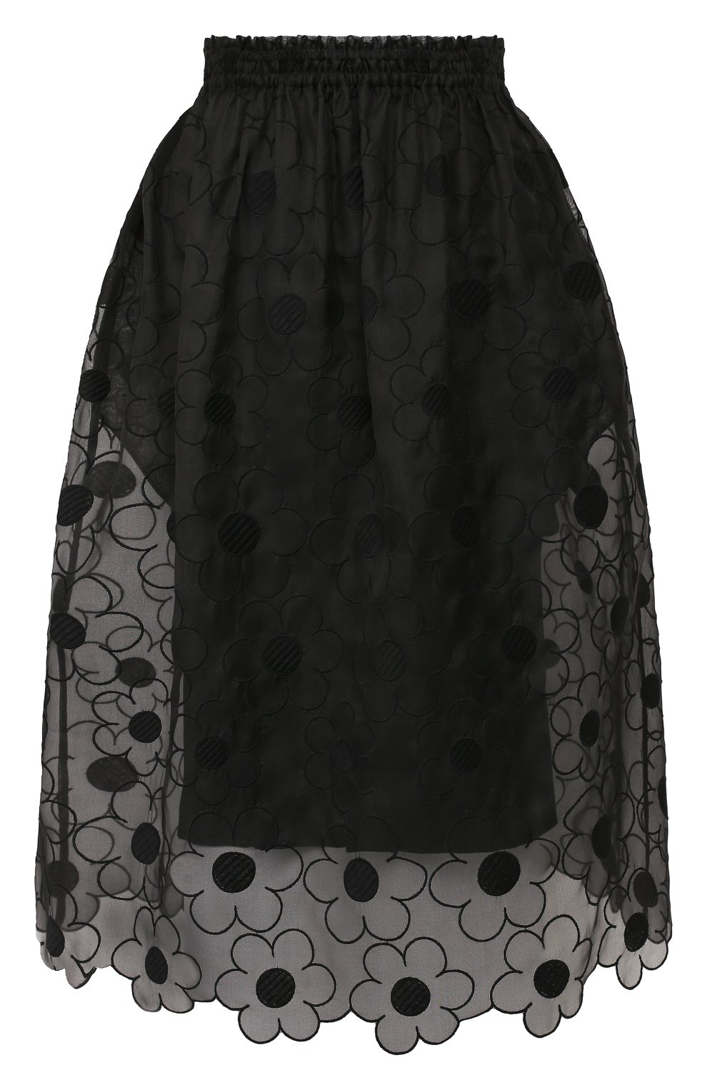 Юбка 4 moncler simone rocha MONCLER GENIUS черного цвета по цене 59950 руб., арт. E2-09W-25403-00-54ADZ, фото 1 Юбка 4 moncler simone rocha MONCLER GENIUS, арт. E2-09W-25403-00-54ADZ, фото 1