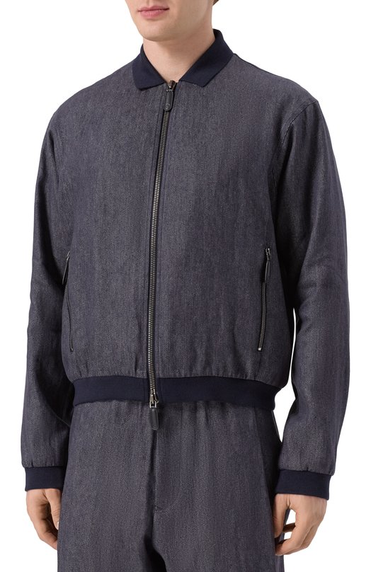 Джинсовый  бомбер Giorgio Armani GM001348/TE14261 Синий  GM001348/TE14261 Фото 3