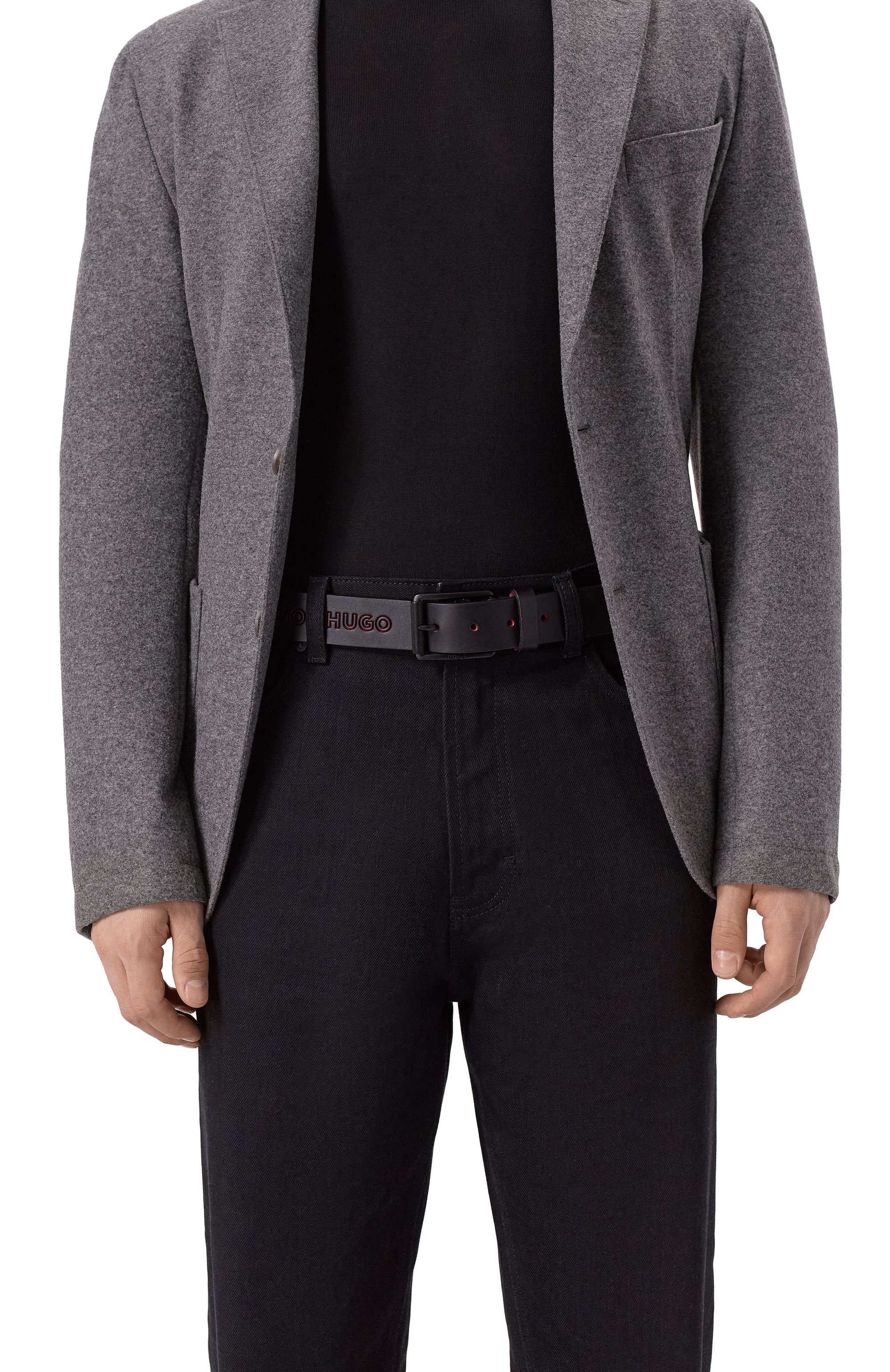 Кожаный ремень HUGO, арт. 50553975, фото 2