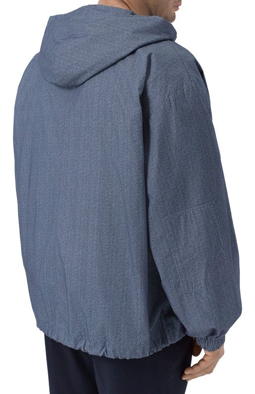 Хлопковая рубашка Kiton UMC015H0908604 Голубой  UMC015H0908604 Фото 4