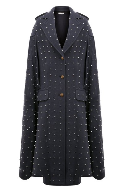 Шерстяной кейп MIU MIU, арт. MS1861-1ZQT-F0154, фото 1