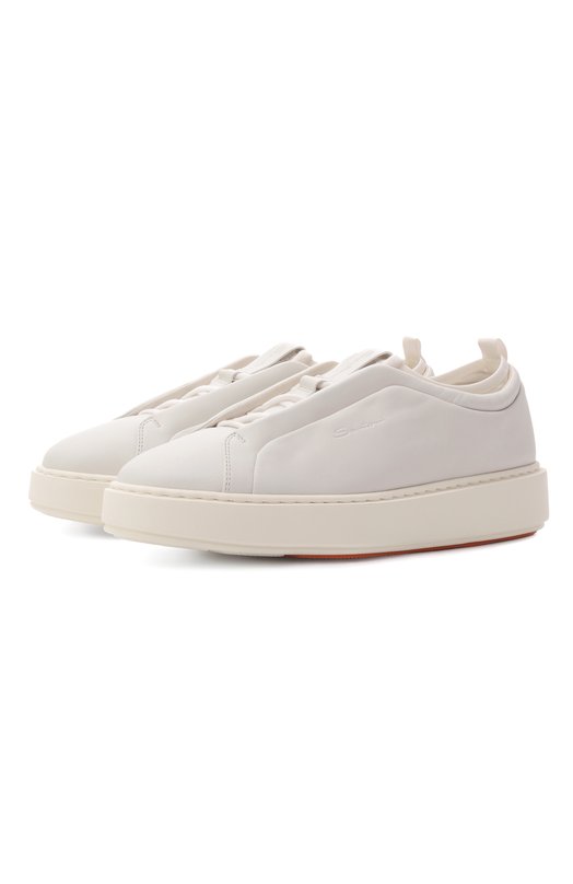 Комбинированные кеды Santoni WBCG61332BARTDZA Белый WBCG61332BARTDZA