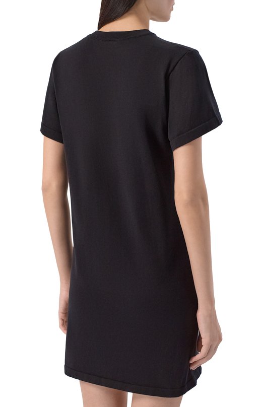Хлопковое платье Moschino V0492/0502 Чёрный  V0492/0502 Фото 3