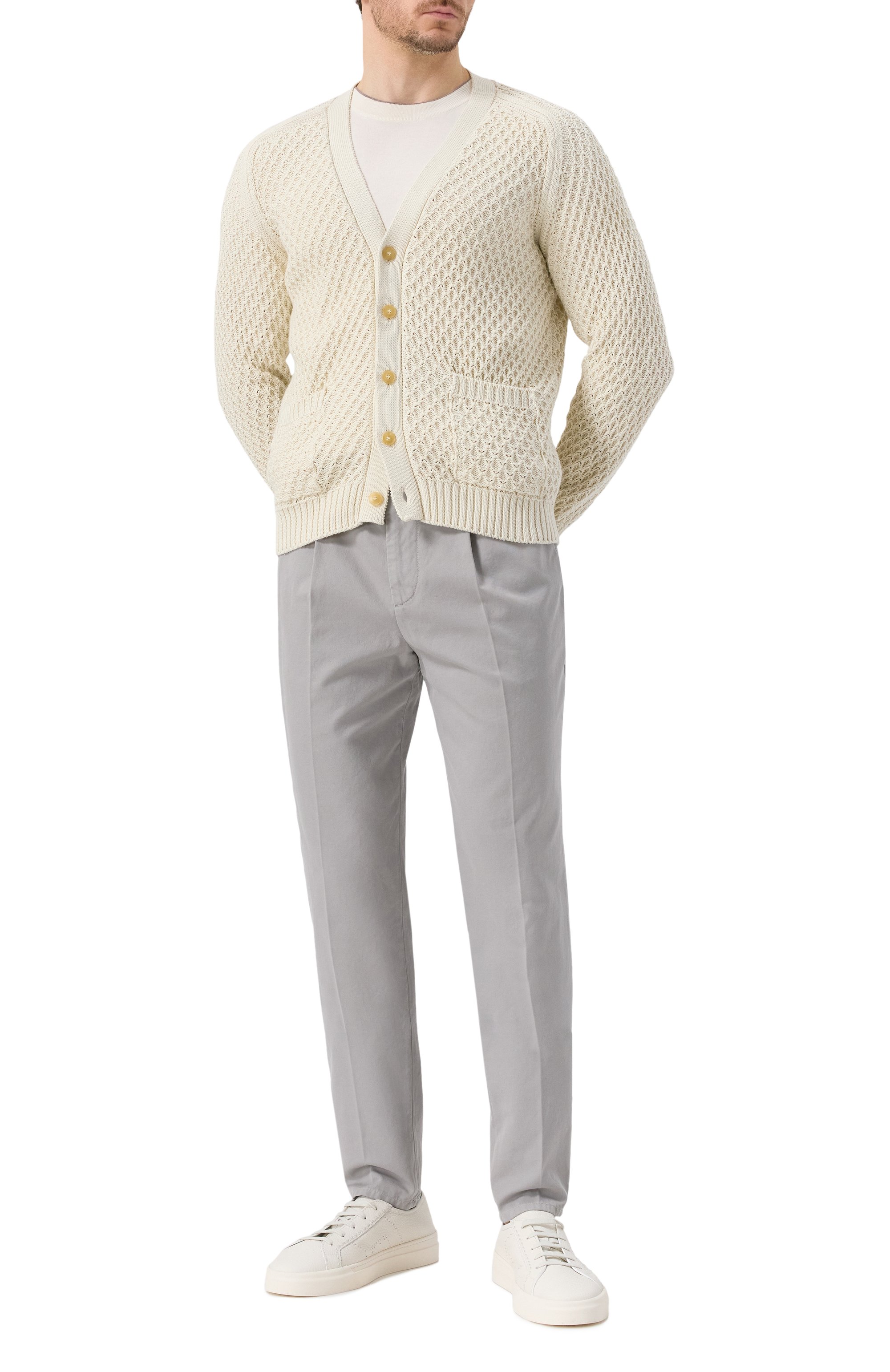 Хлопковые брюки BRUNELLO CUCINELLI, арт. M252DE1450, фото 2