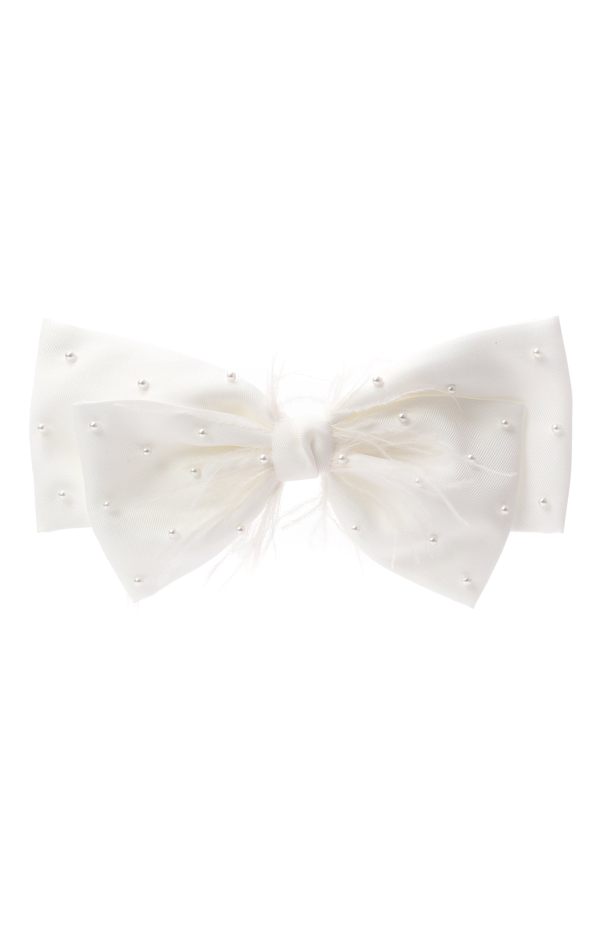 Бант SASHA KIM молочного цвета по цене 23350 руб., арт. SK-00001791, фото 1 Бант SASHA KIM, арт. SK-00001791, фото 1