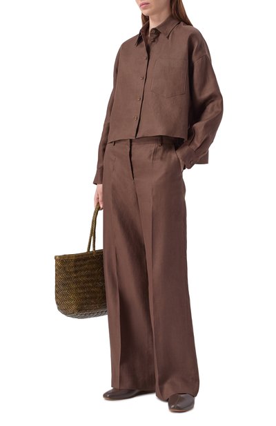 Льняные брюки WEEKEND MAX MARA, арт. WKDMALIZIA, фото 2